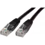 MediaRange - Cable de parcheo - RJ-45 (M) a RJ-45 (M) - 2,0 m - apantallado - CAT 6 - negro (MRCS125)