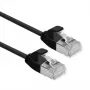 ROLINE DataCenter - Cable de parcheo - RJ-45 (M) a RJ-45 (M) - 2 m - U/FTP - CAT 6a - libre de halógenos, encapsulado, protección de lengüeta, trenzado, 10 Gigabit Ethernet - negro, pantone 3C (21.15.3355)
