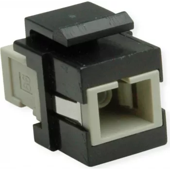 ROLINE Adaptador keystone de fibra óptica SC/SC Simplex, multimodo, OM2 (21.17.0053)