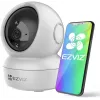 EZVIZ H6c Cámara de vigilancia IP 1920 x 1080, interior, tipo domo, Wi‑Fi y Ethernet, objetivo de 4 mm, giro de 360°, microSD hasta 256 GB