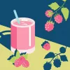 Set de pintura Ravensburger CreArt — Mocktail Raspberry (25562) set creativo