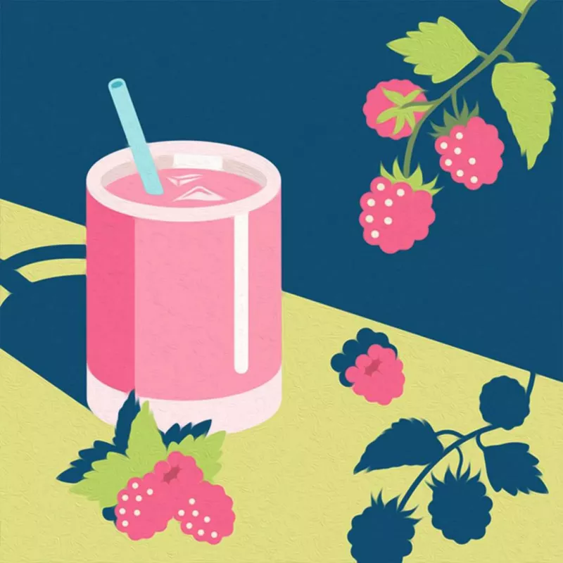 Set de pintura Ravensburger CreArt — Mocktail Raspberry (25562) set creativo