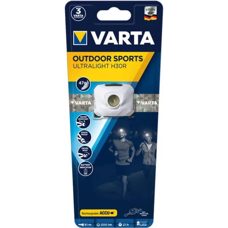 Linterna frontal Varta ULTRALIGHT H30R