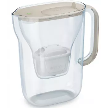 Jarra filtrante de agua BRITA Style Essential 2,4 L con 4 cartuchos arena