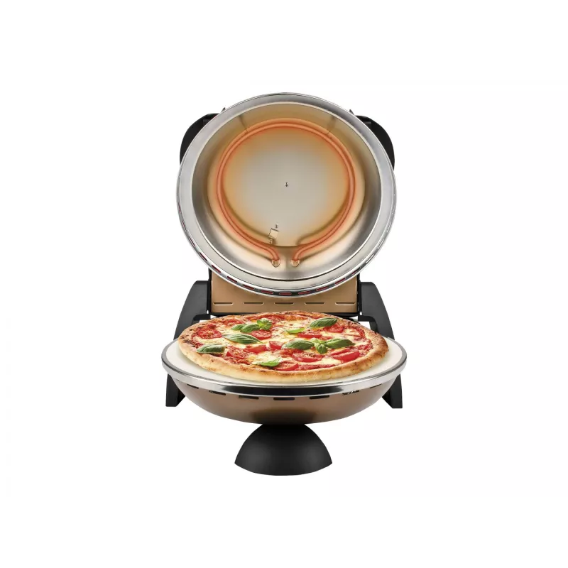 Pizzera G3 Ferrari Delizia 1 pizza 1200W negra bronce