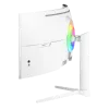 Monitor curvo Arozzi Nova 49 pulgadas (124,5 cm) Dual QHD 5120×1440 LED VA, 32:9, 4 ms, hub USB, altavoces, blanco