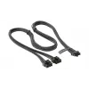 Cable adaptador SEASONIC NESE-165 12VHPWR PCIe 5.0 negro para conector de alimentación de GPU