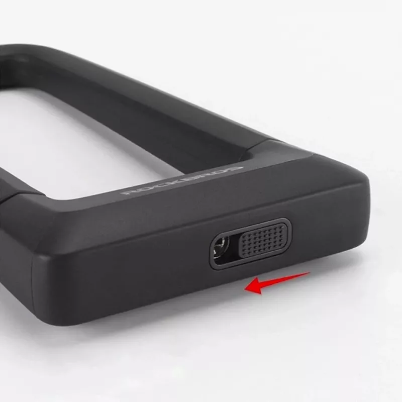 Rockbros RKS626-BKU-lock candado de bicicleta, negro