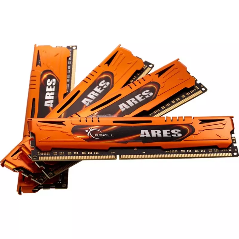 DIMM 32 GB DDR3-1600 (4x 8 GB) quad kit, memoria F3-1600C10Q-32GAO, Ares, INTEL XMP, Lite Retail