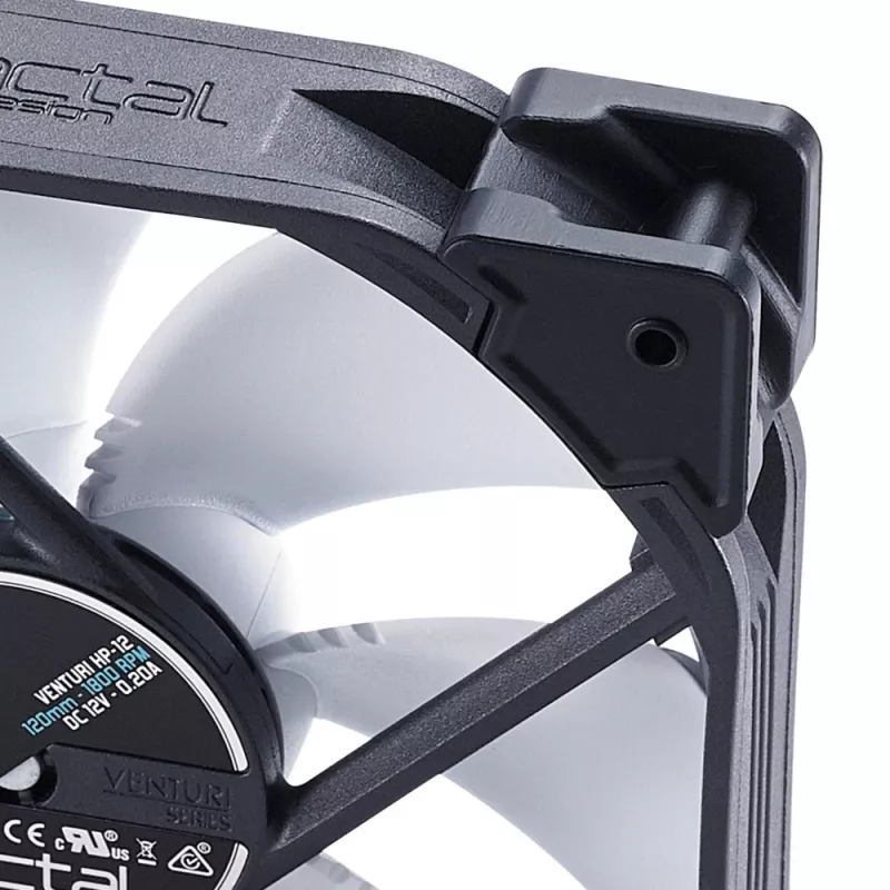 Fractal Design Venturi HP-12 PWM ventilador de caja 120 mm – negro
