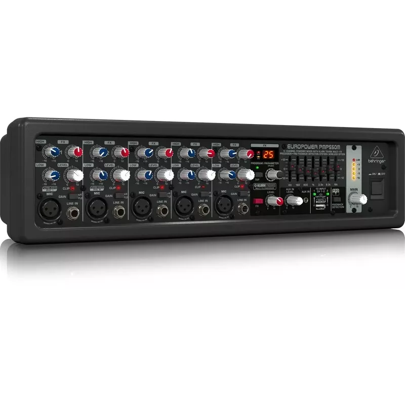 Behringer PMP550M mesa de mezclas de audio 5 canales 20 - 20000 Hz negro