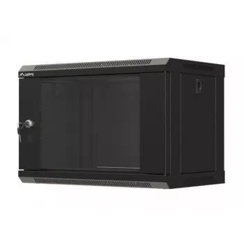 Armario rack de pared LANBERG WF03-5306-10B 6U, 60 kg, cerradura con llave, negro