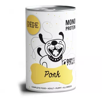 PAKA ZWIERZAKA Pepe Pork - Comida húmeda para perros - 400 g