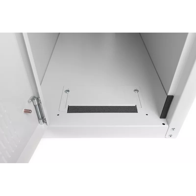 Digitus Caja de ordenador con puerta de cristal, con ruedas, con cerradura, con ranuras de ventilación