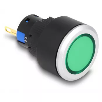 Lámpara LED industrial para máquinas DELOCK 22055 – 1 lámpara, AC 250 V/5 A, IP40/IP65, Ø 2,5 cm, H 42 mm
