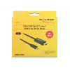 Adaptador de cable de vídeo DeLOCK 85292 USB Type-C a HDMI 3m Negro