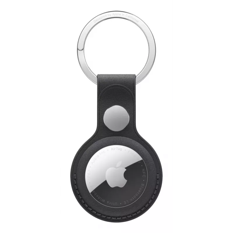 Llavero Apple AirTag FineWoven negro