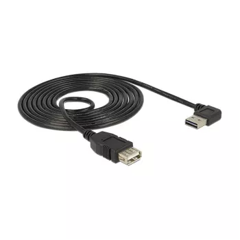 Cable USB DeLOCK 2 m USB 2.0-A a USB 2.0-A negro