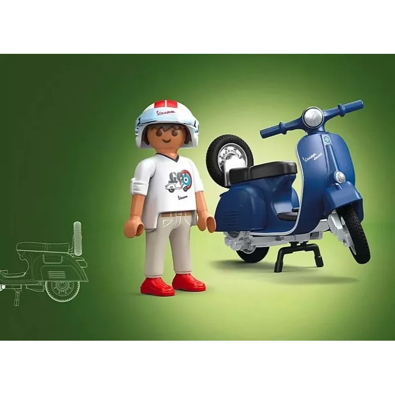 Figuras Vespa 71622 1969 Vespa 150 Sprint Veloce, azul