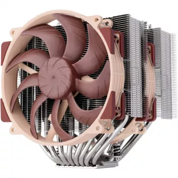 Disipador de aire Noctua NH-D15 G2 HBC, doble ventilador de 140 mm, 1250–1500 RPM, 155.6 m³/h, 12 V, cobre, 152×150×168 mm
