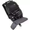 Mochila para cámara de uso compartido Case Logic Bryker negra de poliéster