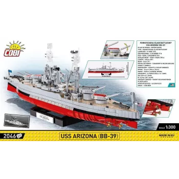 Bloques USS Arizona BB-39 2046 piezas