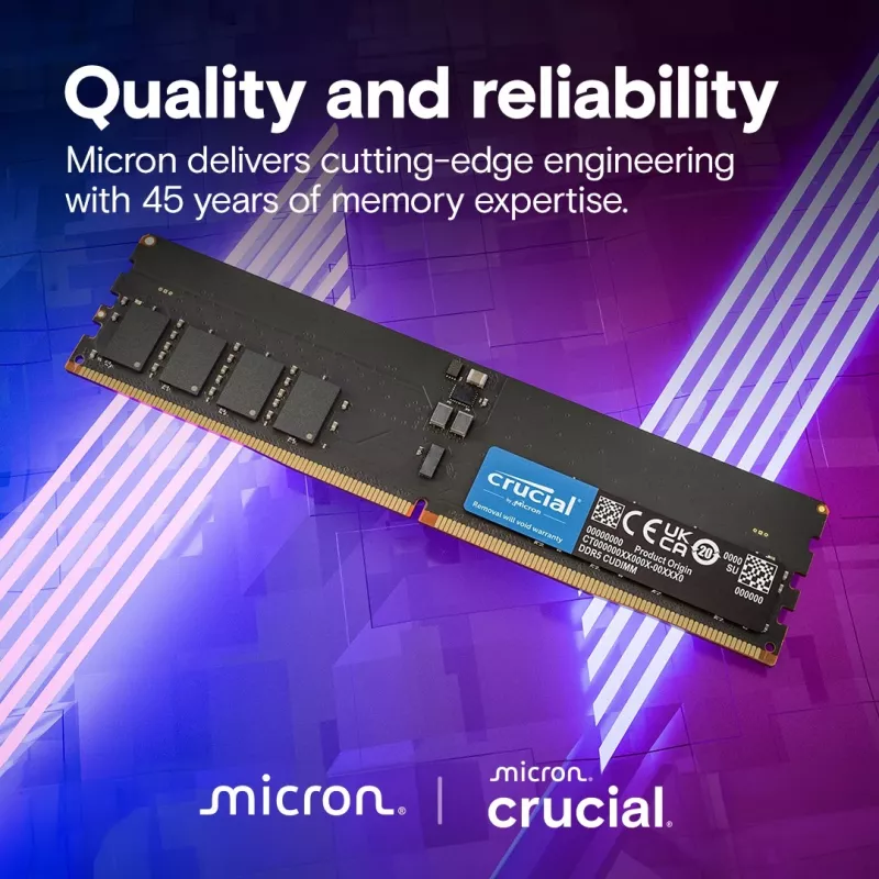 Memoria DDR5 64GB/6400 (2*32GB) CL52 CUDIMM