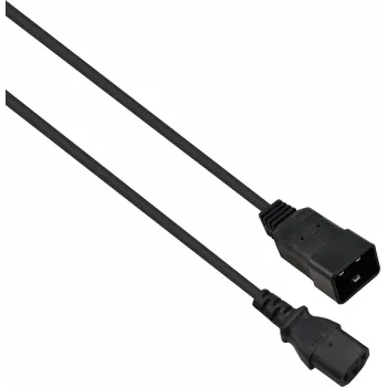 Cable alargador de corriente helos 262667 IEC 60320 C13 a C20 250 V 1 m