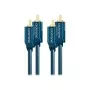 Cable de audio estéreo (2x conector macho RCA/2x conector macho RCA) - 0,5 m cable coaxial RCA para un sonido estéreo potente