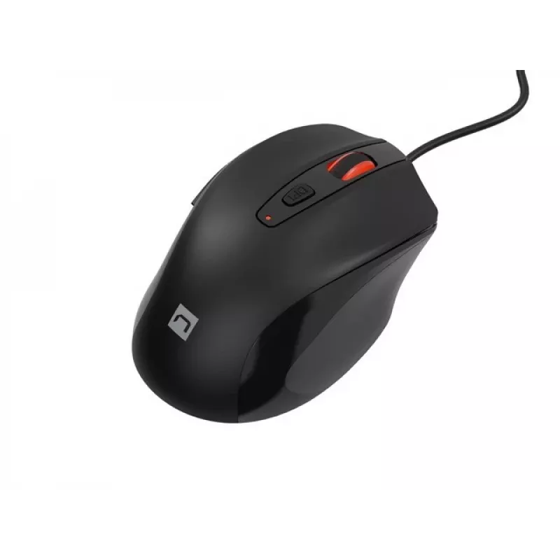 Ratón óptico con cable NATEC NMY-2047 USB Type-A, 4000 DPI, 6 botones, diestro, retroiluminación