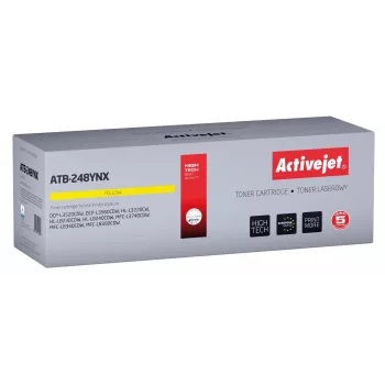 Activejet ATB-248YNX Tóner para impresoras Brother; sustituto de Brother TN248XLY; Supreme; 2300 páginas; amarillo)