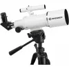 Bresser Optics CLASSIC 70/350 refractor 140x negro, blanco
