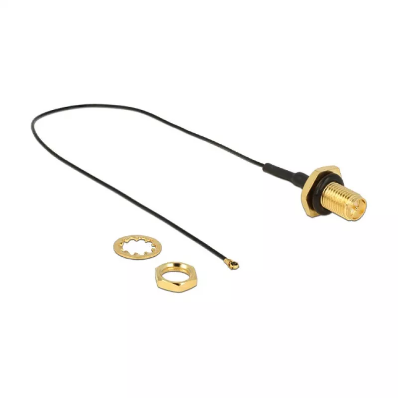 Cable coaxial DeLOCK 0,2 m RP-SMA/MHF IV