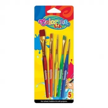 Pinceles acrílicos Colorino para niños 5 uds.