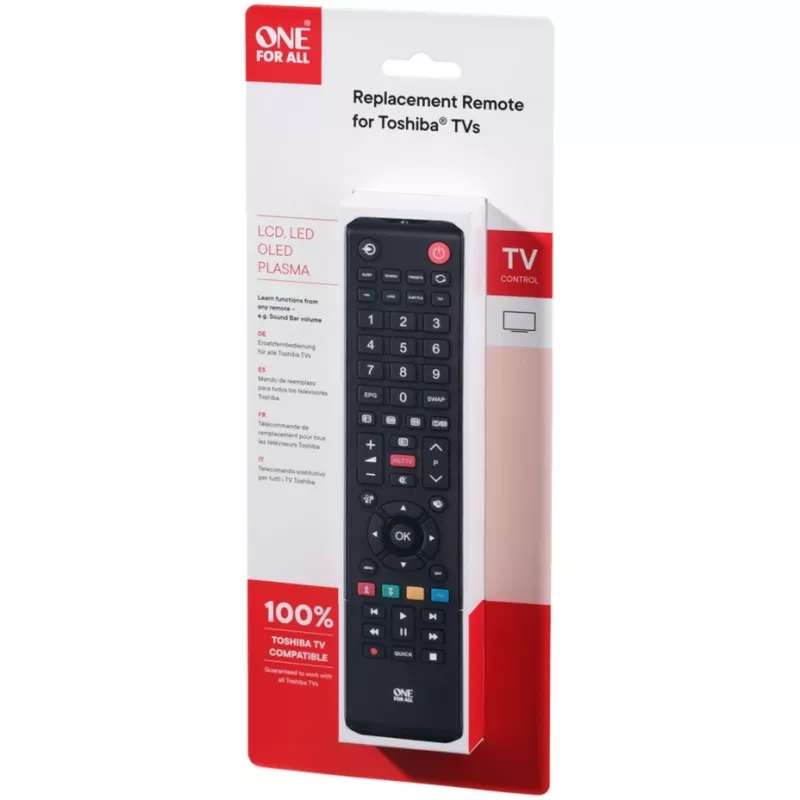 Mando a distancia One For All URC 1919 para TV Toshiba