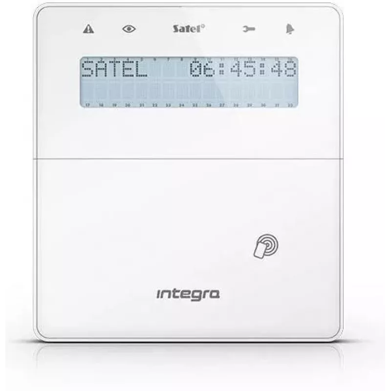 SATEL TECLADO INT-KLFR-W LECTOR RFID, GRADE3