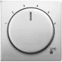 Busch-Jaeger 1794 R-866 Placa embellecedora para soporte y conector hembra de sensor acero inoxidable (2CKA001710A4203)
