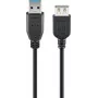 Goobay Cable alargador USB USB 3.0 m negro - conector macho USB 3.0 Type-A > USB-3 (74149)