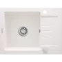 Fregadero de granito de 1 cubeta con escurridor