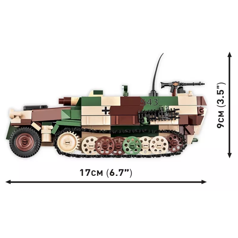 Sd.Kfz. 251/9 Stummel, juguete de construcción