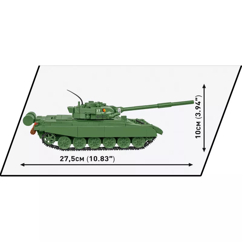 Set de bloques COBI T-72 Alemania Oriental/Soviético 680 piezas