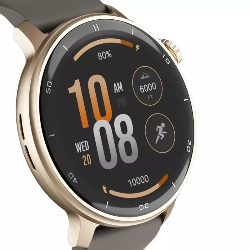 Smartwatch Stelio STSWA101GD Activ GPS 46 mm oro — smartwatch GPS de 46 mm, caja dorada