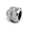 Conector XSPC G1/4 a tubo rígido de 14mm, cromado - 8 unidades