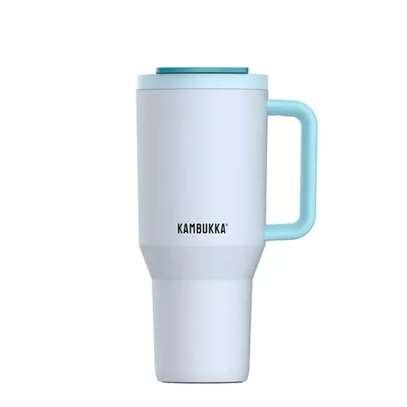 Vaso térmico con pajita telescópica Kambukka Rio Tumbler 950ml Frosty Coconut