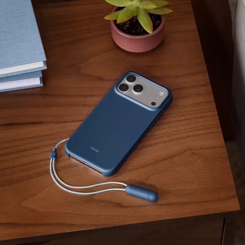 Beats iPhone 17 Pro Max funda con soporte con MagSafe y control de cámara - Bedrock Blue