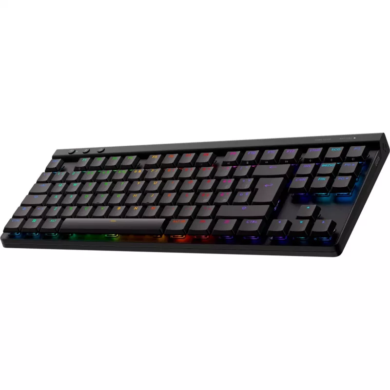 Teclado gaming inalámbrico LOGITECH G515 LIGHTSPEED TKL - NEGRO - PAN - 2.4GHZ/BT - EMEA28i-935 - Táctil