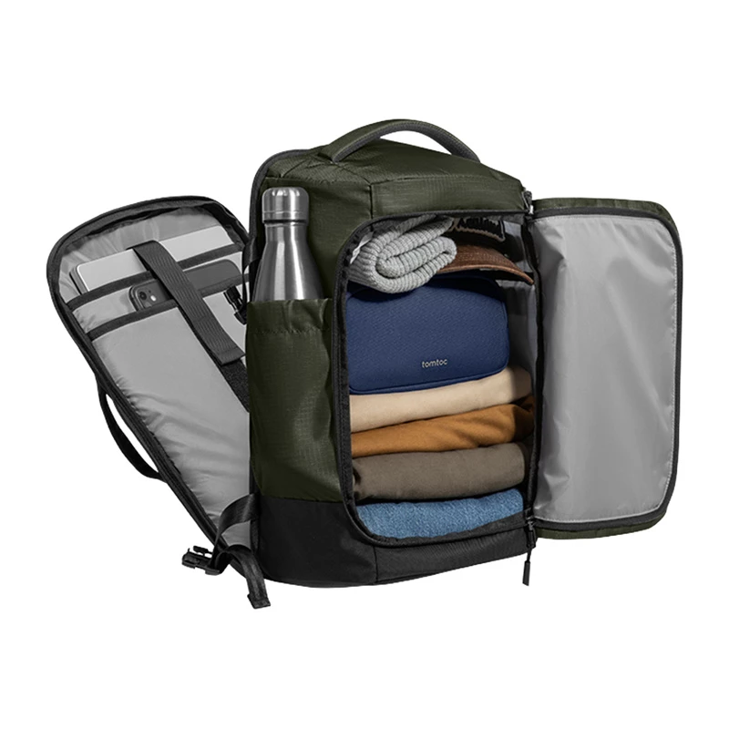 Mochila de viaje Tomtoc Navigator-T66 Liteway (verde)