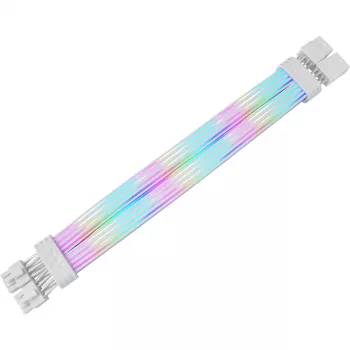 Cable plano para fuente de alimentación THERMALTAKE AC-082-CN6NAN-A1, CPU 2x8Pin conector hembra-conector hembra, 0,272 m