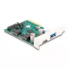 DeLOCK Tarjeta PCI Express x4 1 x USB Type-C 1 x USB Type-A 10 Gbit/s