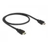 Cable HDMI High Speed con Ethernet Delock 84751, HDMI-A macho a HDMI-A macho (19 pines), 4K, 28 AWG, 0,5 m, negro
